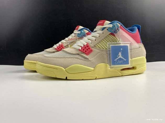 Chep Onekick Retro 4 Union DC9533-800 Jordan Guava Air Ice 0811